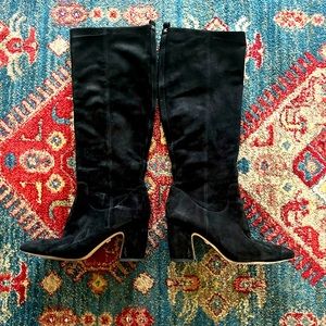 Sam Edelman pointed toe suede boots